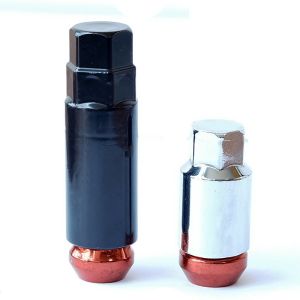 20+1 Chrome Lug Nut With Key Self-locking Lug Nut M12x1.5/M12x1.25 17mm Various