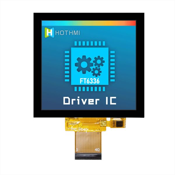 Square IPS TFT LCD Display 4 Inch Capacitive Touch TFT LCD Display