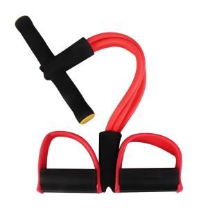 China Abdomen Unisex 4 Tube Resistance Band Pedal Exerciser 120cm factory