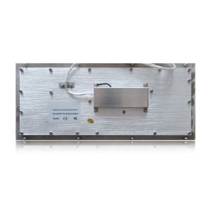 USB 97 Keys Stainless Steel Keyboard With Integrated Numeric Keypad