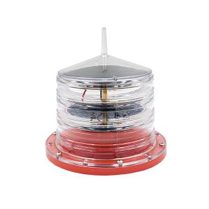 China 1-4NM 2W Red Solar Marine Navigation Lamps factory