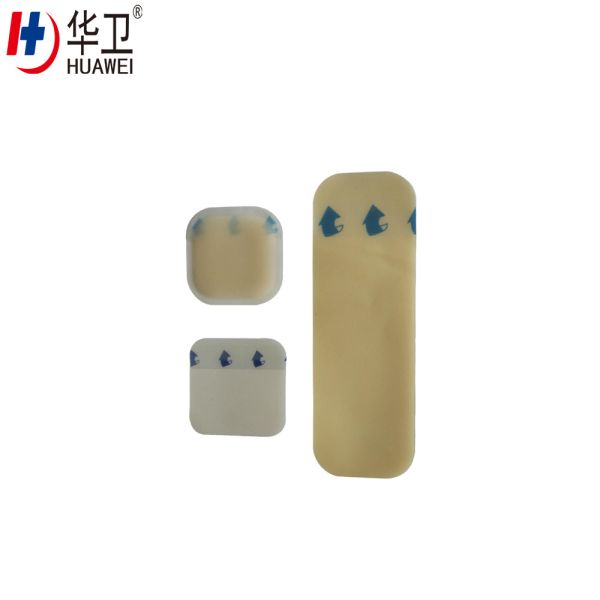 China 5*10 cm Advanced Hydrocolloid wound dressing with thin border factory