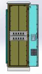 Lithium Iron Battery IP55 Outdoor Cabinet 240V AC Heater With 10 Pieces Battery
