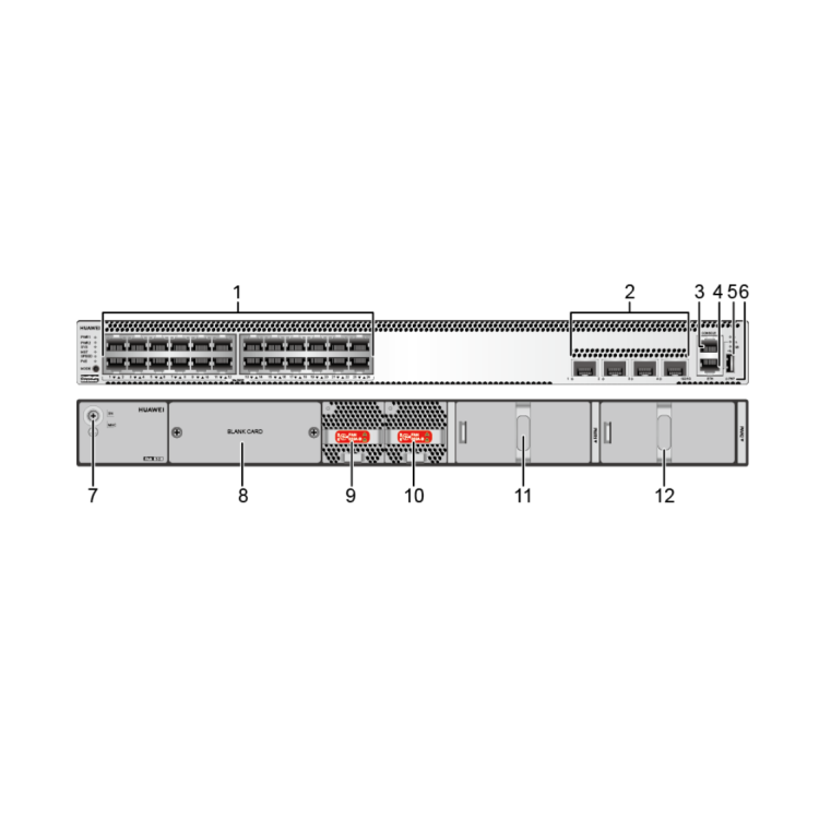 S5736-S24UM4XC 98011020 S5700 S5736-S Series Network switch for h w