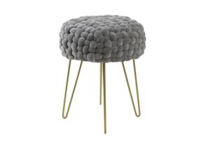 China Fashion Pure Hand Knitting Creative Kd Nordic Stool Shoe Changing factory