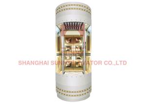China 1250kg Gearless Machine Room Observation Elevator High Performance factory