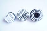 3 Piece 4 Inch Drill Scrub Brush For Cleaning Bathroom Kitchen Carpet Toilet