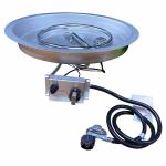120000 BTU Drop In Fire Pit Pan 480mm Round Fire Pit Ash Pan