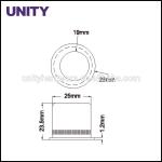 Stainless Steel Flush Bolt Door Accessories for Fire Door Easy Installation