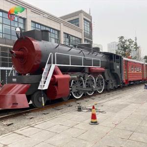 China Playground Exhibition Plaza Decorative Metal Train Rust Resistance factory