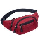 Promotional Stylish Fanny Pack 36x16x9cm With 3 Front Zipper Pockets
