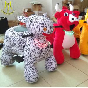 China Hansel amusement park battery electric mountable plush motorized animal factory