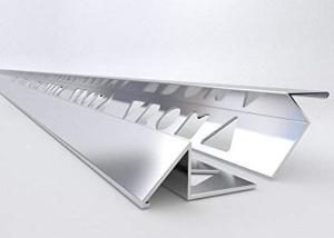 China Aluminium Edge Strips Aluminium Tile Edge Trim Corner Closing Edge Strips factory
