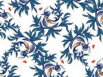 Floral cotton and linen fabric,owl printed linen fabric, cotton linen fabric