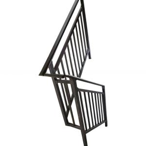 China Forged iron 316SS Commercial Stair Railing Balustrade Interior factory