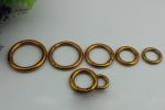 Factory Outlets Handbag Hardware Metal Spring O Ring Buckle Key chain In Gold