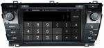 Ouchuangbo Car GPS Navigation DVD Stereo System for Toyota Corolla 2014 3G Wifi