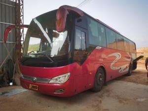 China Used Tour Bus Yutong Brand ZK6116 48 Seats Double Doors Passenger Bus Airbag Chassis Nude Packing Left Steering factory