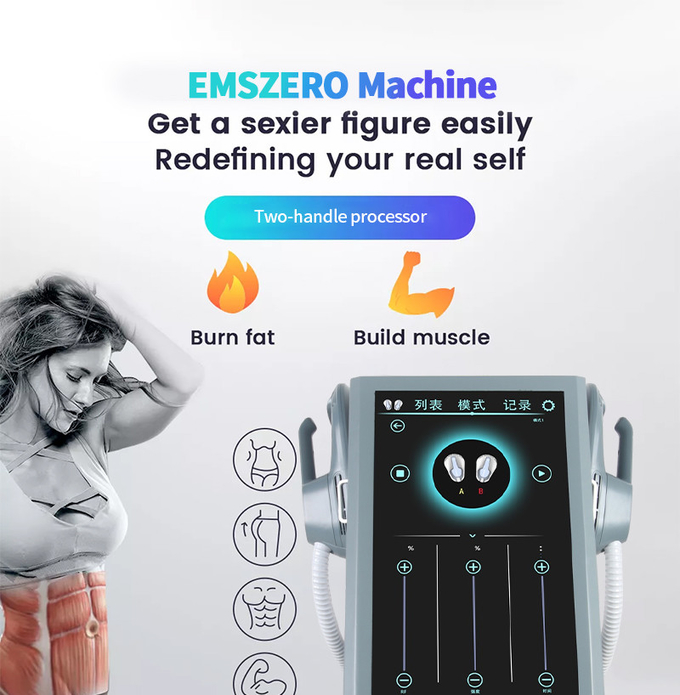 Ce 13 Tesla Ems Slim Machine , Body Sculpting Machine