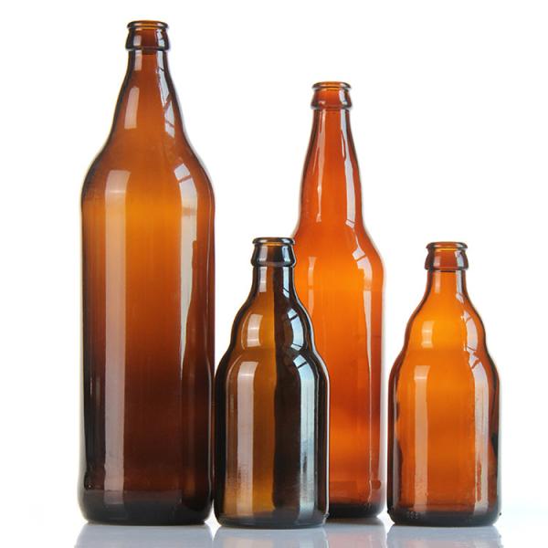 330ml Clear Soda Beverage Glass Bottle Carbonated Juice Glass Bottle With Crown