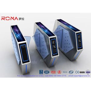 China Fast Lane Flap Barrier Gate Turnstile Barrier Gate Flap Barrier With Anti-Reversing Passing on sale