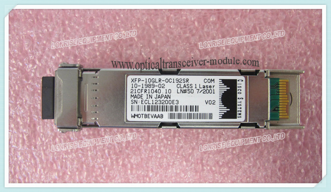 Cisco 10 Gigabit Ethernet Optical Transceiver Module XFP-10GLR-OC192SR 1310 mn