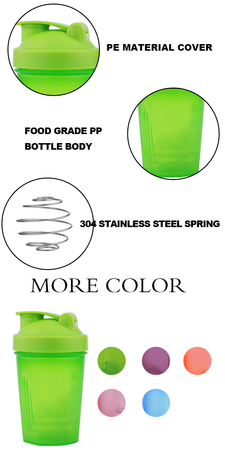 2020 Hot Sell Custom Gym Bottle Blender Water Bottle Classic Loop Top Sports Shaker Water Bottle