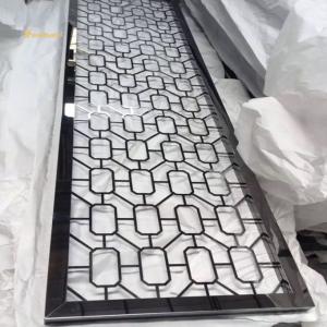 China Aluminum CNC Cutting Black Color Divider factory