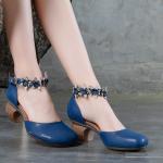 S388 Leather Shoes Handmade Toe Layer Cowhide High Quality Women'S Shoes Custom