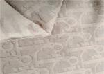 Burnout Fabric Velvet Bonded 95% Polyester 5% Spandex Super Soft Fabric For