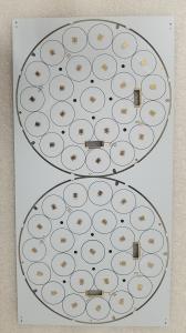 China 1L Aluminum Circuit Board 1OZ 1.6mm White Soldermask For Smart LED Product factory
