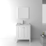 Floor standing black Wooden Bathroom Cabinets / bath furniture sets