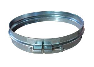 China Duct Fittings Wide V Type 100mm Heavy Pipe Clamp factory