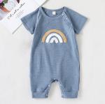 0-24 Months Baby Boys Girls Clothes Jumpsuit Infant Short Sleeve Baby Cotton