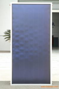 China Flat plate glazed solar collector factory