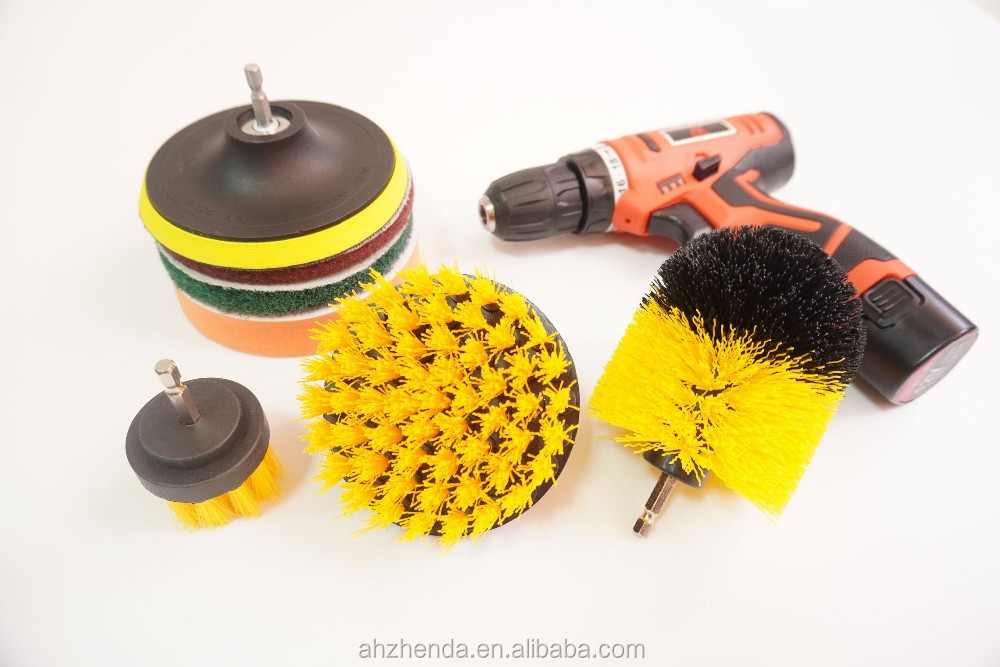 3 Pack Automatic Car Wash Drill Brush Set