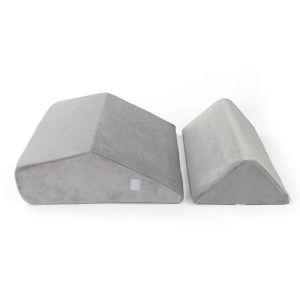 China Colorful 100% Polyester Back Wedge Pillow Triangle Shaped Body Support Pillow factory