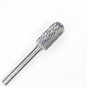 China 50000Rpm Carbide Burr Rotary File Bit Cylindrical Carbide Burr Double Cut 5/8 Inch Dia. factory