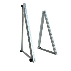 China Customzied Wall Mount Triangle Adjustable Solar Panel Mounting Brackets / Solar Roof Mounting Brackets factory