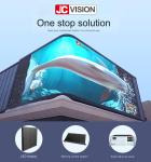 JCVISION Customized Naked Eye 3D Outdoor LED Video Wall Advertising for Shopping