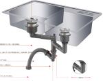 Best discount cheap price undermount SUS304 stainless steel double bowll kitchen