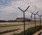Powder Coated Airport Fencing 50*200mm Y Type Post Security