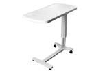 Movable Plastic Medical Overbed Table With Height Ajustable For Hospital Patient