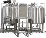 7BBL 2 Vessel Brewhouse Heated By Steam For Beer Brewing Process