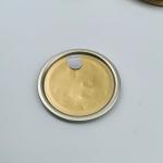 High Temperature 23mm Aluminum Peel Off Lids Easy Open Covers
