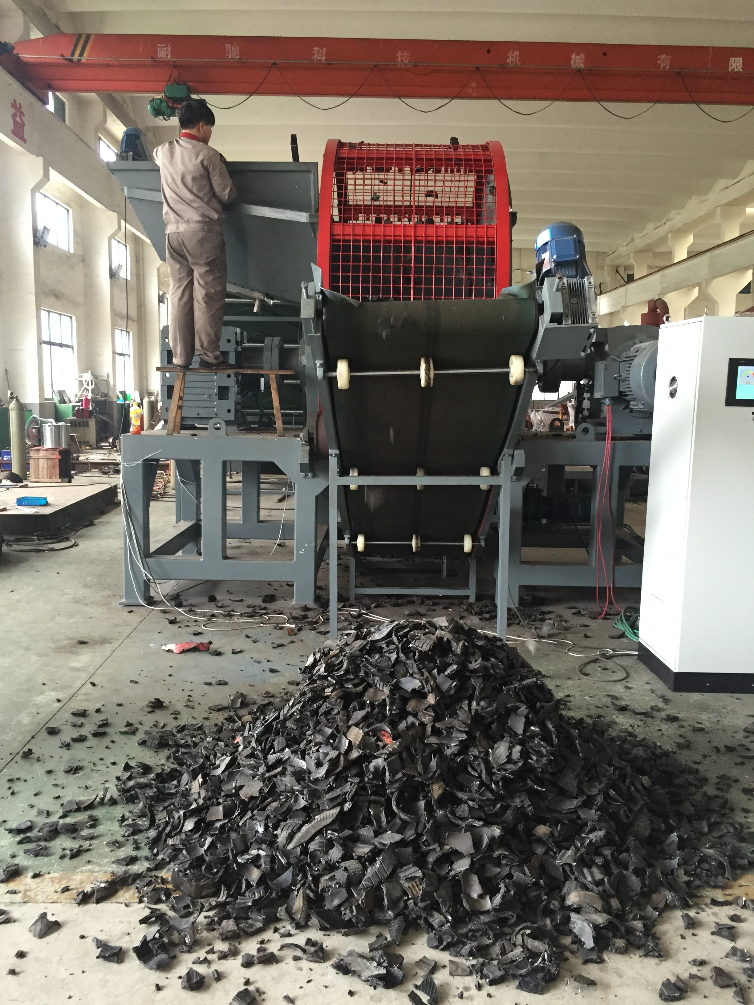 Tire Shredder Machine,Tire Shredder, Tire Crusher,Tire Shredding Machine- For Tire Recycling Plant