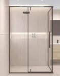 Stainless Steel Shower Door Bathroom Tempered Glass Shower Enclosure Room