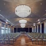 OEM Ceiling Mounted Large Hotel Lobby Chandeliers For High Ceilings