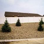 American Style Vinyl Privacy Fence 6x8ft For Yard And House Wall