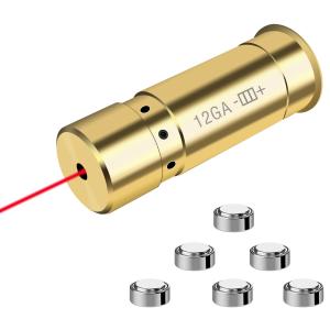 China Durable 12GA Laser Boresighter 650nm Hunting Red Dot Bore Sight factory